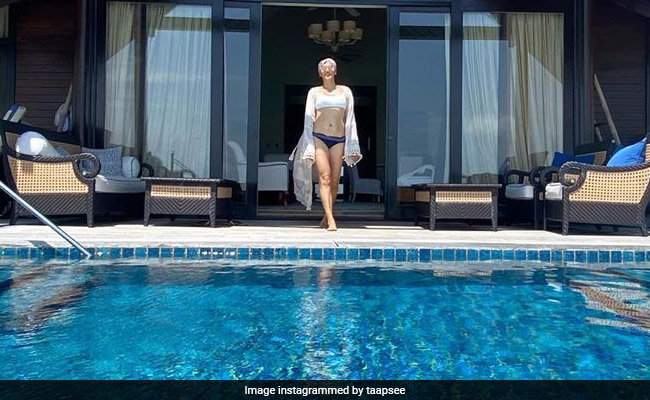 Taapsee Pannu Is Back In Mumbai But Clearly Still Dreaming Of Maldives