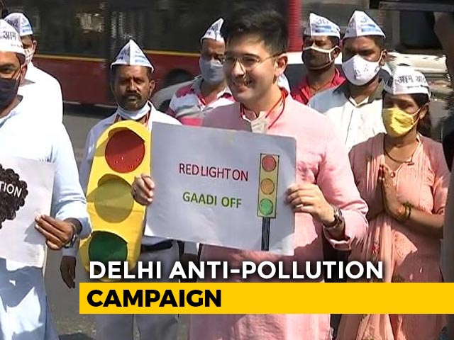 Delhi Government's "Red Light On, <i>Gaadi Off</i>" Campaign To Cut Vehicular Pollution
