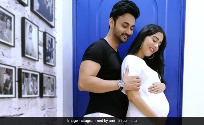Amrita Rao, Nine Months Pregnant, Shares Pic Of Baby Bump: "Sorry Had To Keep It In My Belly All This Long"