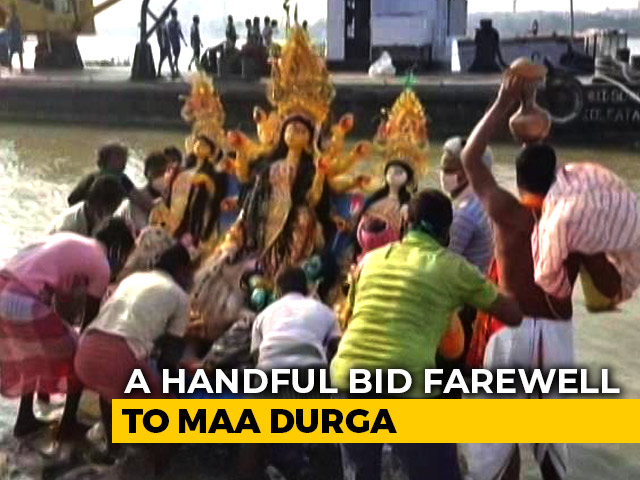 Kolkata Bids Farewell To Goddess Durga