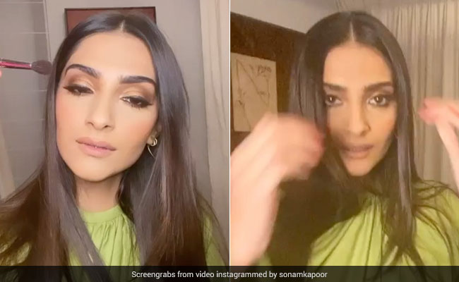 Sonam Kapoor Is All Glam In Bronzed Eye Makeup For The Perfect Festive Look