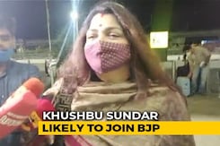 Tamil Nadu Congress's Khushbu Sundar Likely To Join BJP, Leaves For Delhi Tamil Nadu Congress's Khushbu Sundar Likely To Join BJP, Leaves For Delhi