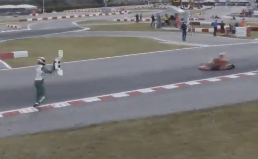 Karter Luca Corberi Shocks Racing World By Attacking Paolo Ippolito