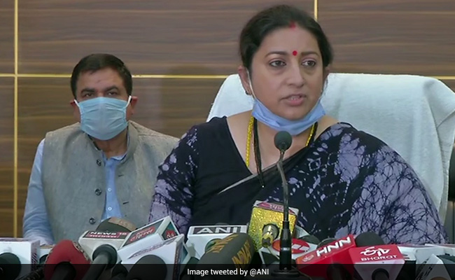 Union Minister Smriti Irani Tests Positive For Coronavirus Union Minister Smriti Irani Tests Positive For Coronavirus