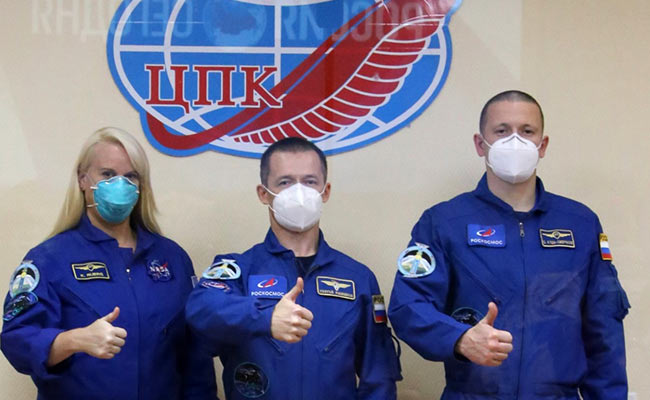 3-Person Crew Blasts Off For International Space Station In Russian Capsule