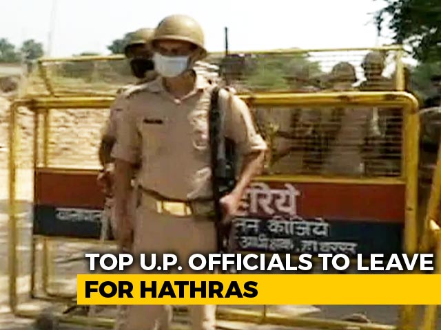 UP Top Cop To Visit Hathras Amid Row Over Handling Of Alleged Rape-Murder