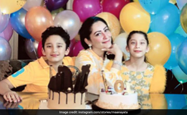 Sanjay Dutt Virtually Joined Shahraan And Iqra's Birthday Festivities In Dubai
