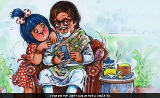 On Amitabh Bachchan's 78th Birthday, The Most Utterly Butterly Wish Arrived From Amul
