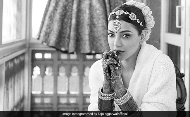#KajGautKitched: Kajal Aggarwal's Bridal Look Is Beyond Beautiful In Her Glimpse Before The Wedding