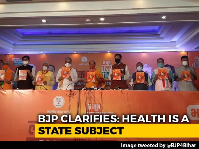 "Free Vaccine Only In Bihar?": BJP Faces Questions Over Poll Promise