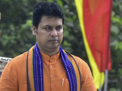 Tripura's Biplab Deb Faces Revolt As MLAs Reach Delhi To Get Him Removed