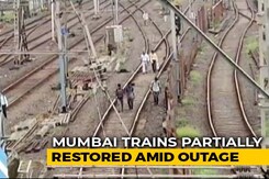 Mumbai Trains Partially Restored Amid Outage, Commuters Walk On Tracks Mumbai Trains Partially Restored Amid Outage, Commuters Walk On Tracks