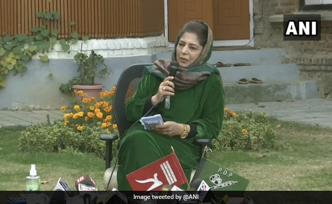 Kashmiri Leaders Being Harassed By Probe Agencies, Says Mehbooba Mufti Kashmiri Leaders Being Harassed By Probe Agencies, Says Mehbooba Mufti