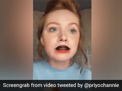 Video Of Model Applying Mehendi On Her Lips Leaves Desi Twitter Confused