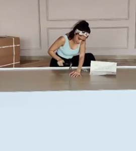 Nushrat Bharucha Tried 'Building' Her Own Furniture. So, How Did She Do?