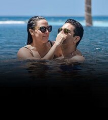 Into The Blue: A Pic From Neha And Angad Bedi's Maldives Vacation Into The Blue: A Pic From Neha And Angad Bedi's Maldives Vacation