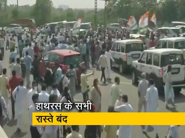 क्राइम रिपोर्ट इंडिया : हाथरस के सभी रास्तों की नाकेबंदी