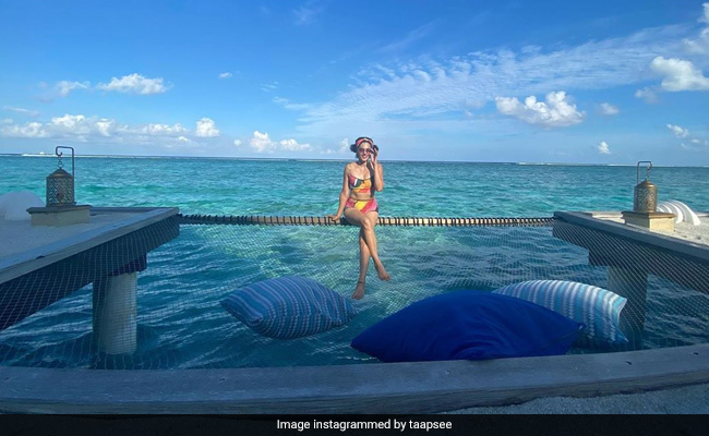 Taapsee Pannu's Maldives Holiday Is Making Us (And Ali Fazal) Jealous