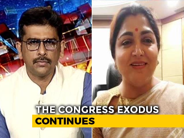 Misogynist, Patriarchal Mindset Of People In Congress: Khushbu Sundar