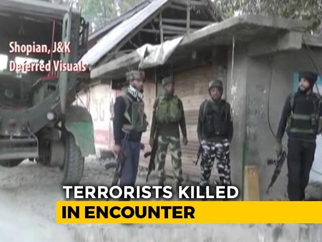Two Terrorists Killed In Jammu And Kashmir's Shopian, Operation Still On