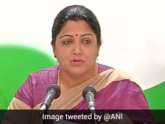 Khushbu Sundar's Exit To Have 'Zero Impact' In Tamil Nadu: Congress