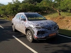 Renault HBC Subcompact SUV Spied Testing Again In India