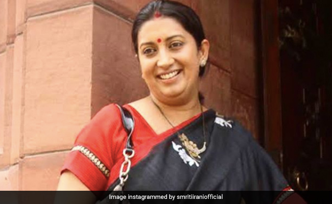 "Corrupt Alliance": Smriti Irani Slams TRS Government Over Hyderabad Floods