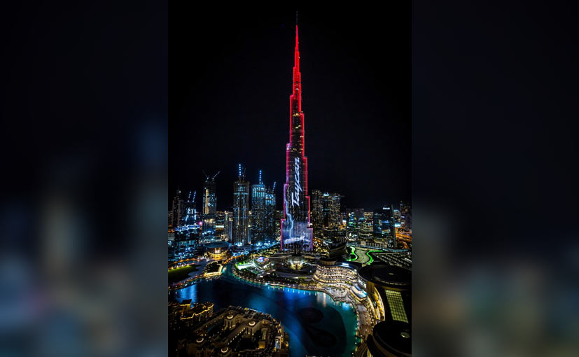 Porsche Taycan Launched In Middle East & Africa With Lightshow At Burj Khalifa