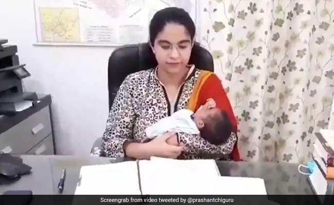IAS Officer Rejoins Work 14 Days After Delivery, Carries Newborn To Office