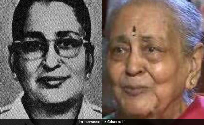 IAF's First Woman Commissioned Officer Dies At 96