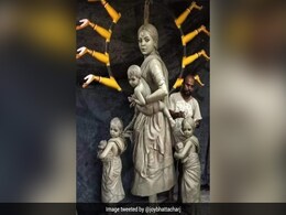 Kolkata Durga Puja Pandal To Worship Migrant Mother As Goddess Kolkata Durga Puja Pandal To Worship Migrant Mother As Goddess