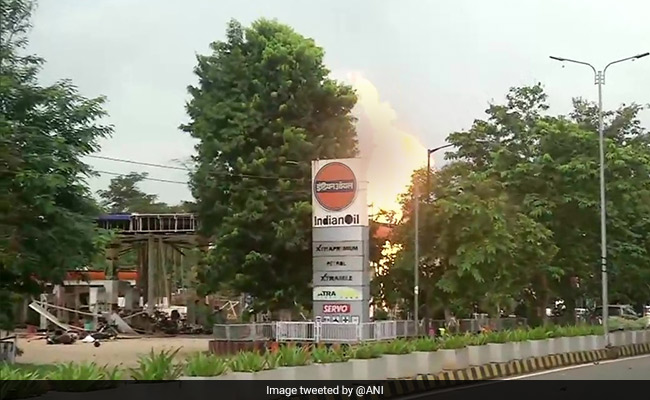 9 Injured In Major Fire At Indian Oil Petrol Pump In Odisha