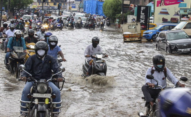 In Pics: Heavy Rains In Hyderabad Cause Flooding, Rescue Ops On