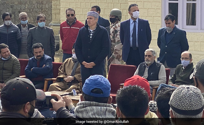 People Of Drass Have "Endorsed" Gupkar Declaration Agenda: Omar Abdullah
