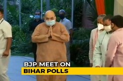 PM Modi, Amit Shah At BJP Headquarters For Bihar Election Meeting PM Modi, Amit Shah At BJP Headquarters For Bihar Election Meeting