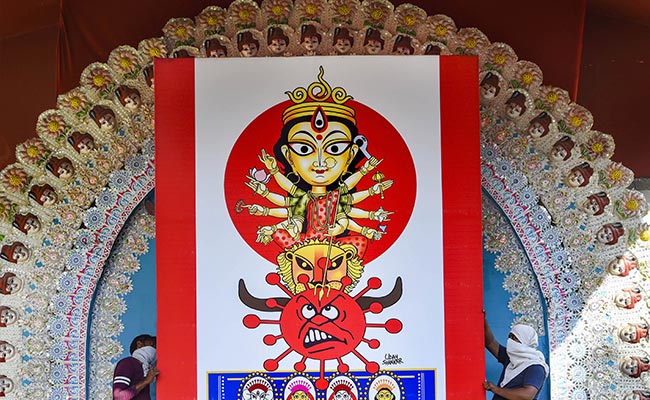 Durga Puja 2020: Migrants, Coronavirus Dominant Pandal Themes. See Pics