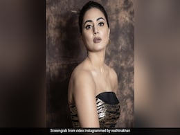 Bigg Boss Star Hina Khan's Birthday Featured This Simple And Scrumptious Cake Bigg Boss Star Hina Khan's Birthday Featured This Simple And Scrumptious Cake