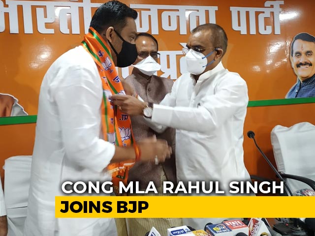 Ahead Of Madhya Pradesh Bypolls, Congress MLA Joins BJP