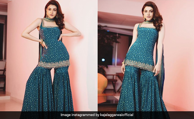 We Can’t Get Over Bride-To-Be Kajal Aggarwal’s Gorgeous Sharara Look