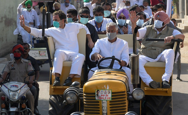 "We Won't Let Them Destroy Farmers": Rahul Gandhi Hits Out At Government