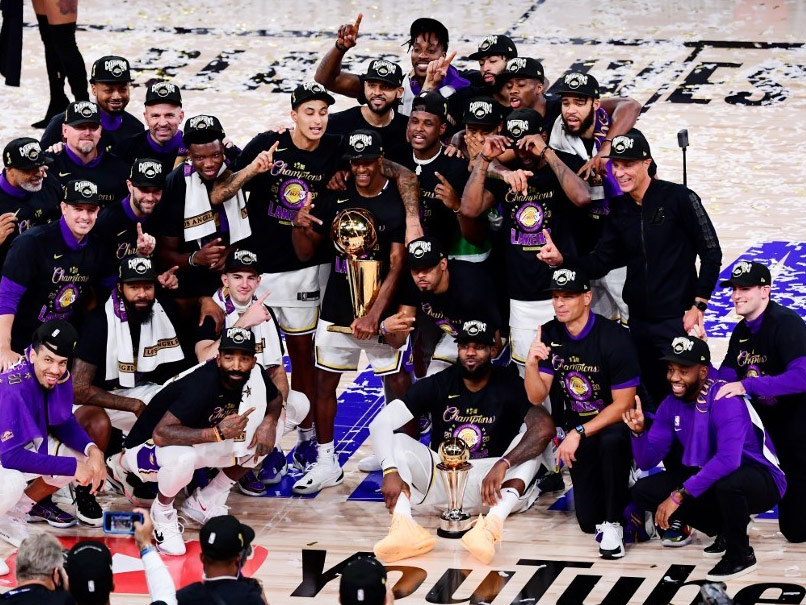 LA Lakers Crush Miami Heat To Capture 17th NBA Title
