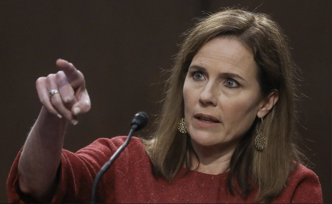 US Senate Advances Supreme Court Nomination Of Amy Coney Barrett