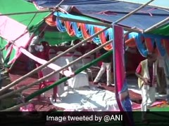 Another Stage Collapses In Bihar, Takes Down Pappu Yadav This Time