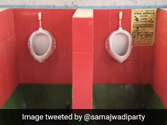 Samajwadi Party Objects To Toilet Tiles As Colour Matches Its Party Flag