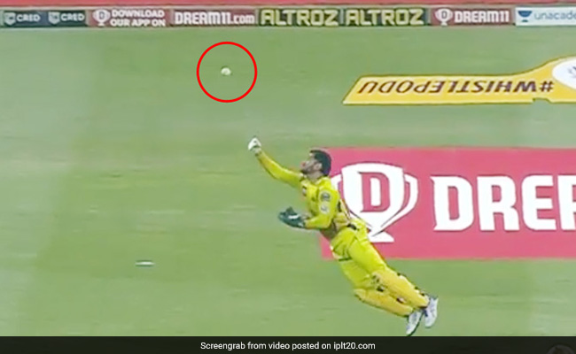 IPL 2020: MS Dhoni ने चालाकी से पकड़ा खतरनाक कैच, लोग बोले- 'शेर बूढ़ा हुआ है, शिकार करना नहीं भूला...' - देखें Video