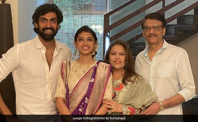 Pics From Rana Daggubati And Miheeka Bajaj's First Dussehra Celebrations After Wedding