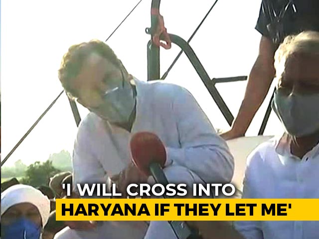 "Will Wait As Long As It Takes": Rahul Gandhi To NDTV, Stopped By Haryana