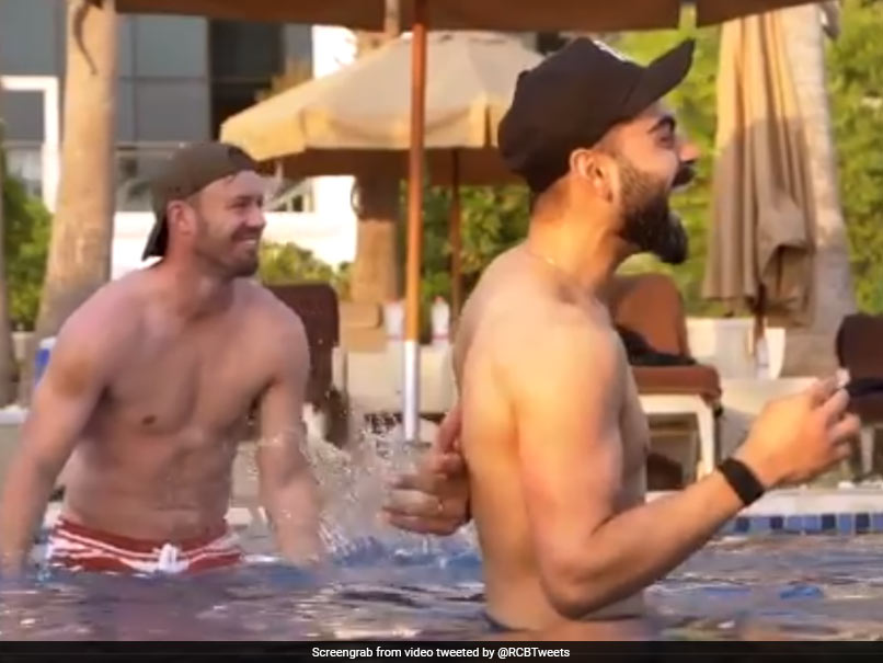 IPL 2020: Virat Kohli, Other RCB Stars Relax Playing Pool Volleyball After Intense Matches In Dubai