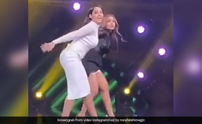 Nora Fatehi ने Malaika Arora संग 'नाच मेरी रानी' पर किया धमाकेदार डांस, खूब धूम मचा रहा है Video