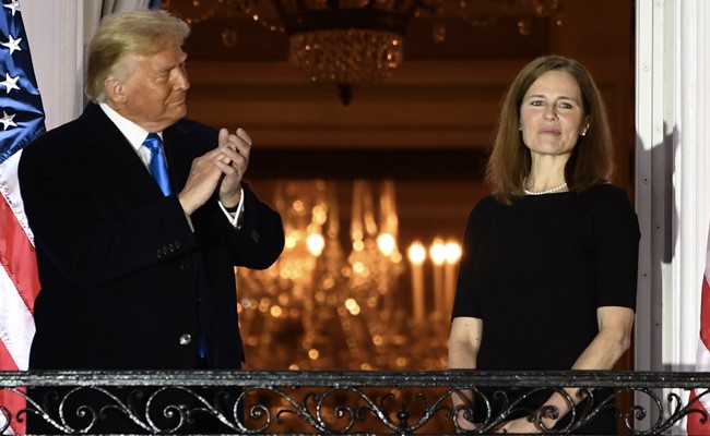 "Momentous Day": Trump On Amy Coney Barrett's Supreme Court Confirmation